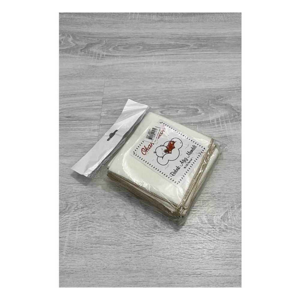 Okan Bebe %100 Pamuk Bebek Ağız Mendili - Standart - Beyaz Oto Boyaları Fiyatı