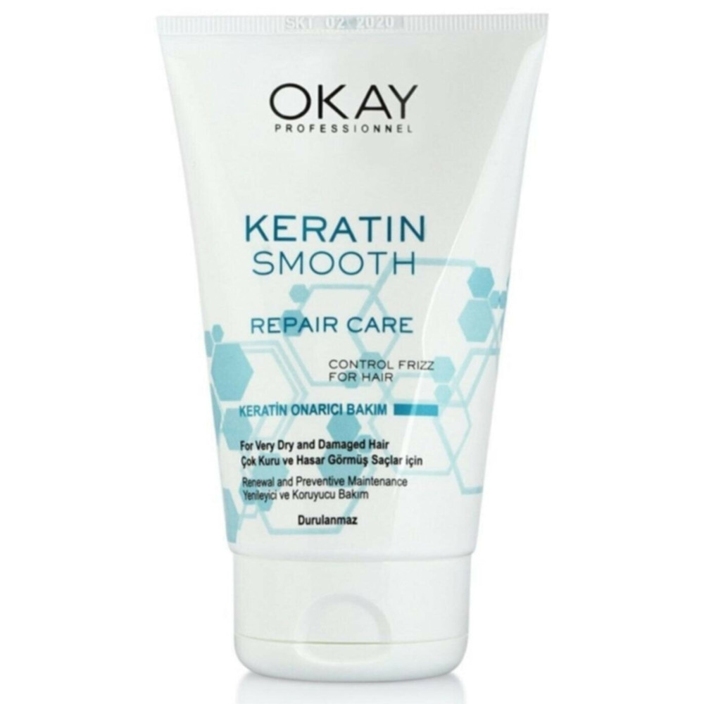 Okay Keratin Smooth Onarıcı Saç Bakım Kremi 100 ml Şampuan ve Saç Kremi Fiyatı
