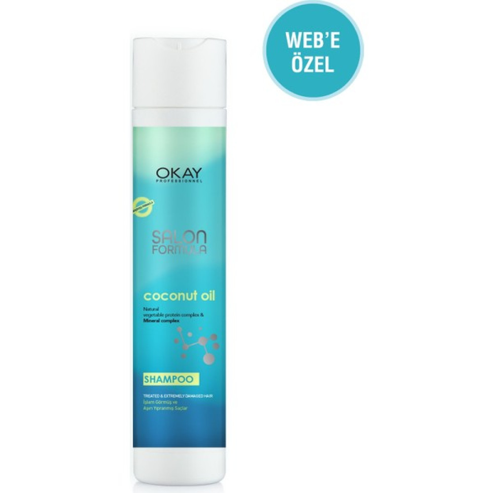 Okay Kozmetik Salon Formula Şampuan Coconut 300 Ml - 1 Şampuan ve Saç Kremi Fiyatı