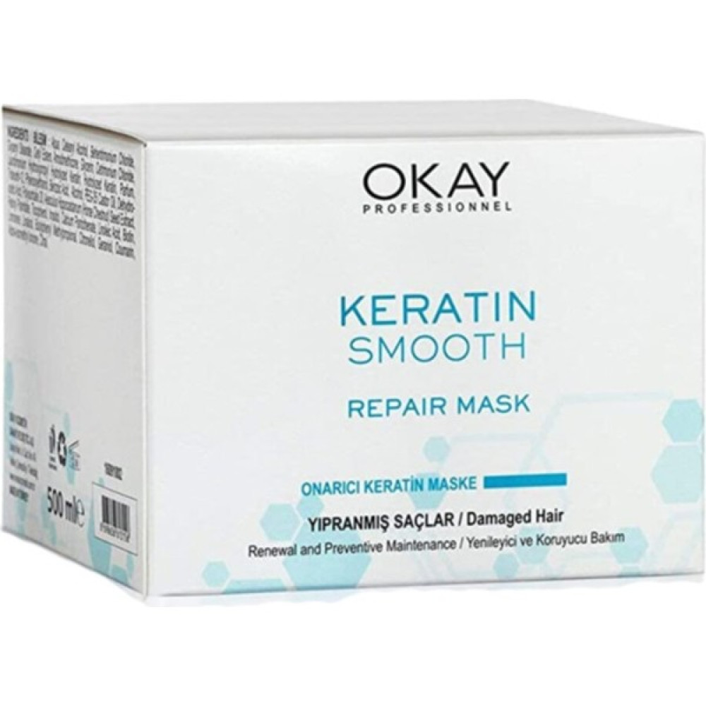 Okay Saç Maskesi Keratin Smooth 500 ml - 1 Saç Bakım Maskeleri & Serumlar & Spreyler Fiyatı