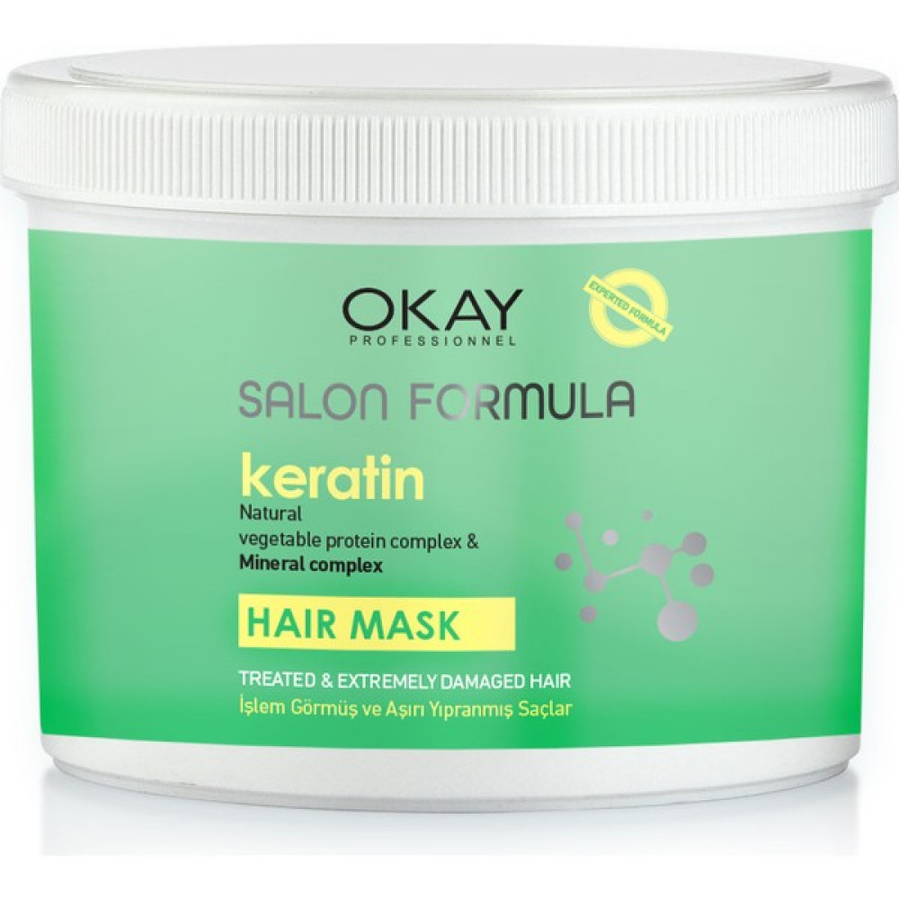 Okay Salon Formula Saç Maskesi Keratin 500 ml - 1 Saç Bakım Maskeleri & Serumlar & Spreyler Fiyatı