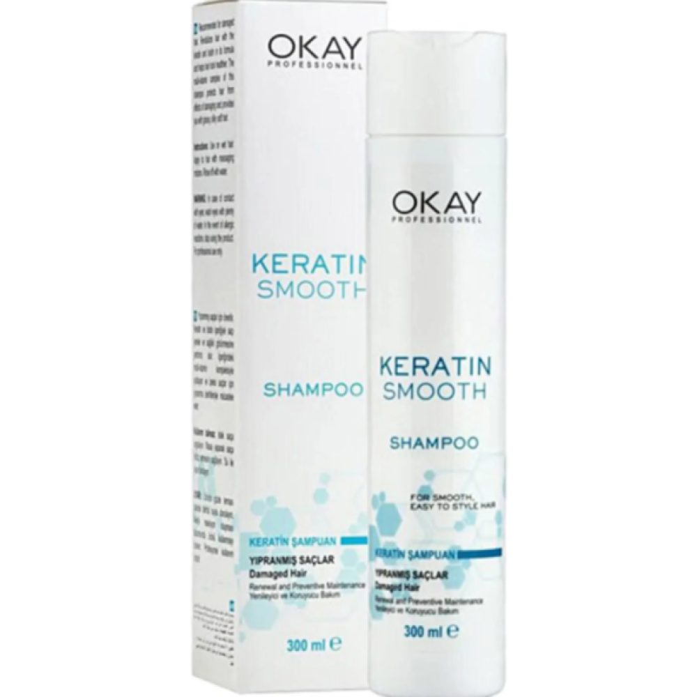 Okay Smooth Keratin Onarici Sampuan 300 Ml Şampuan ve Saç Kremi Fiyatı