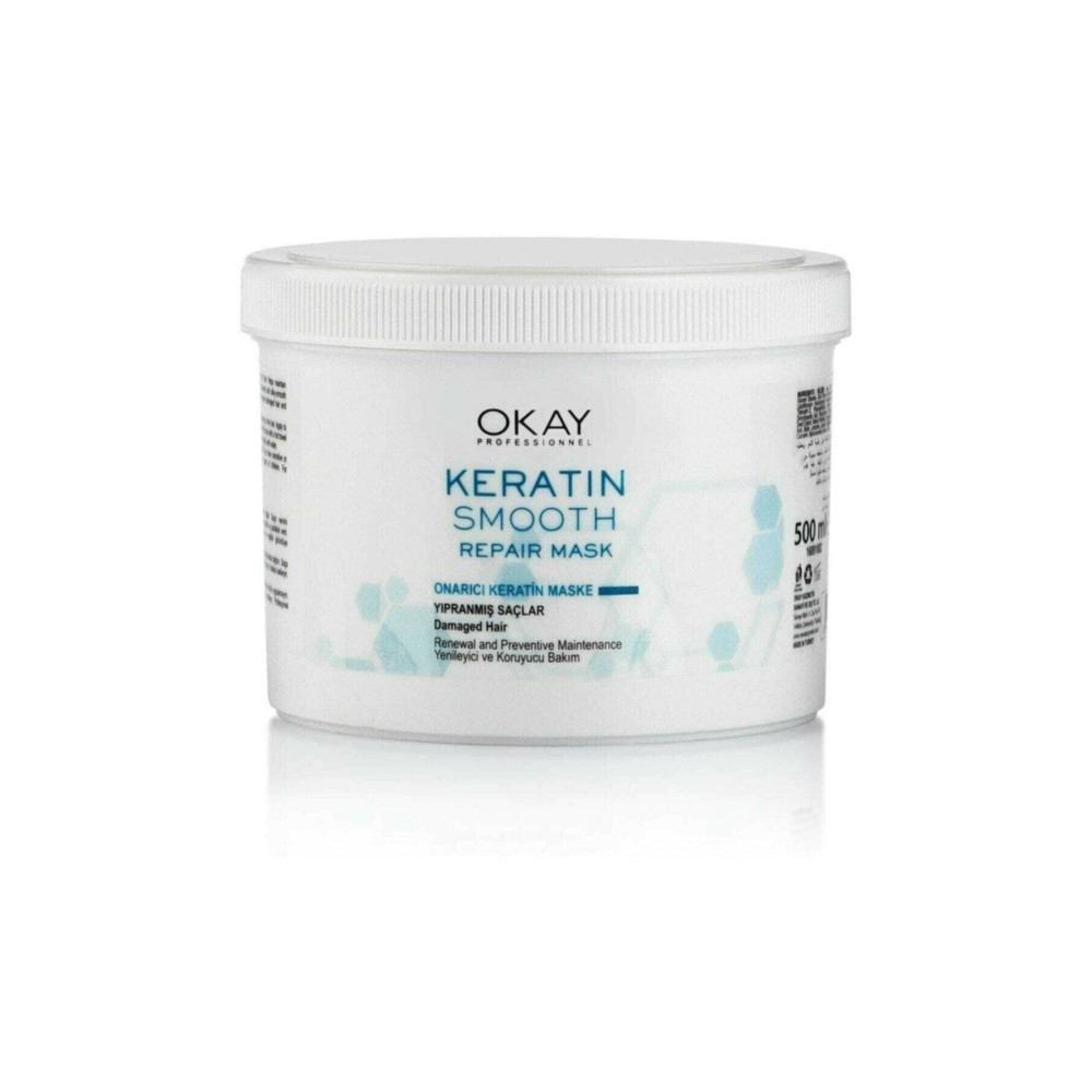 OKAYPROFESSIONNEL Keratin Smooth Onarıcı Maske 500 ml Saç Bakım Maskeleri & Serumlar & Spreyler Fiyatı