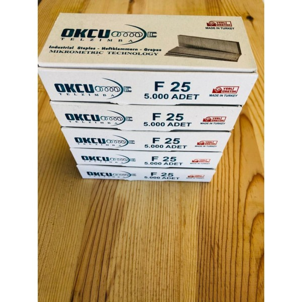 Okçu F-25 Brad Çivi 5'li Paket Oto Boyaları Fiyatı