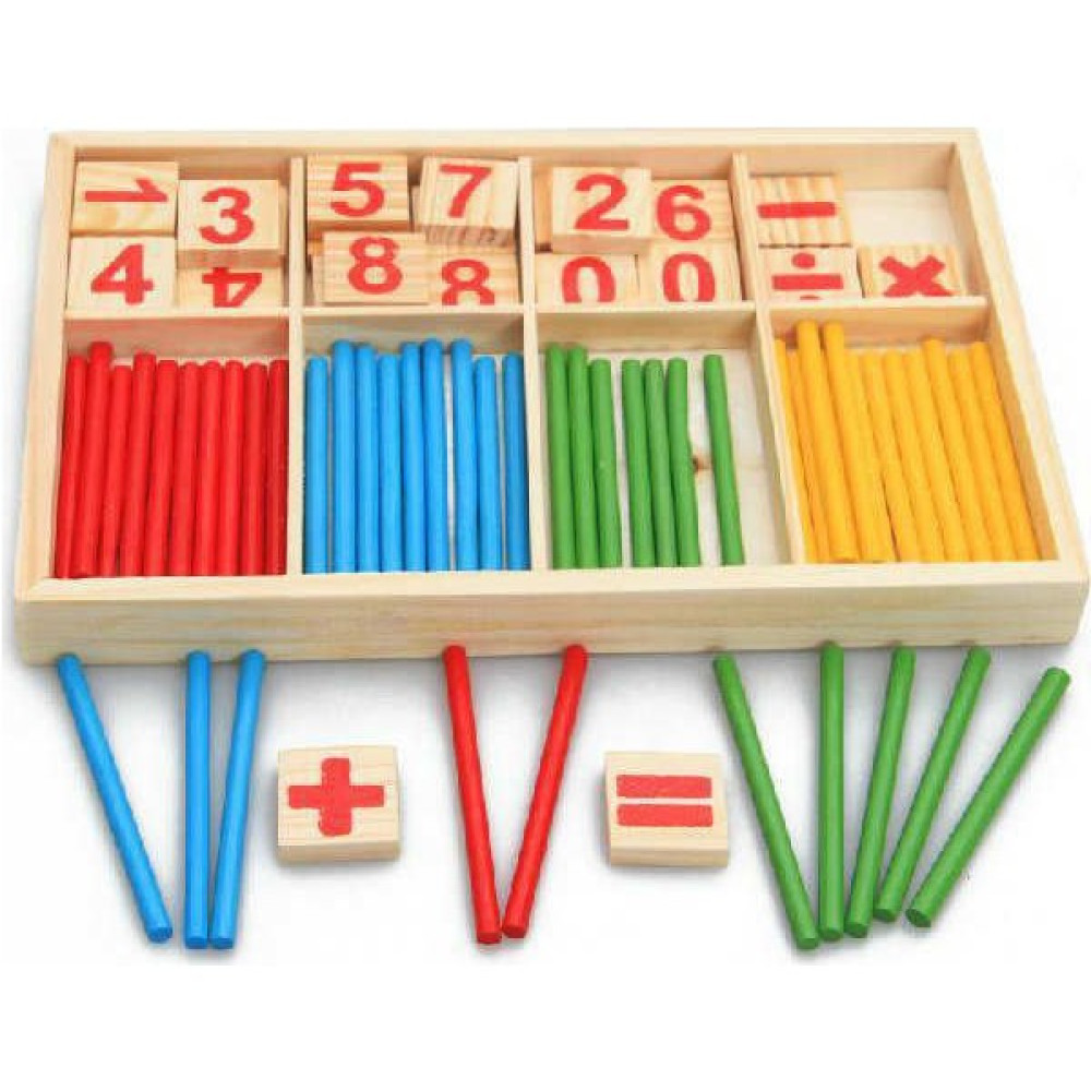 Okcu Hediyelik Eğitici Bebek Çocuk Ahşap Matematik Oyuncakları Zeka Geliştirici Bebek Oyuncakları Fiyatı