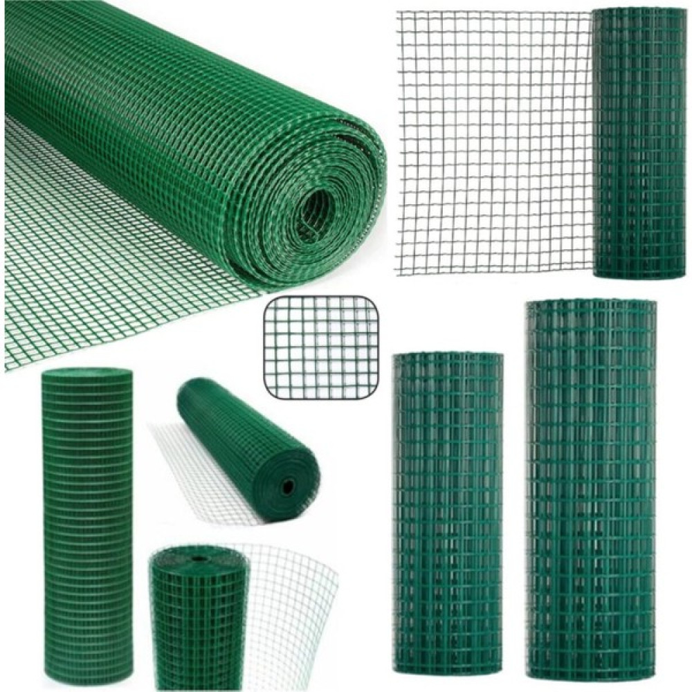 OKÇU KARDEŞLER YAPI MARKET Pvc Kaplı Puntalı Tel Çit Kümes Kafes Teli 120 cm * 5 Metre (25*25 mm Göz Aralık) - 120 cm * 5 Metre (25*25 mm) Bahçe Çiti Fiyatı