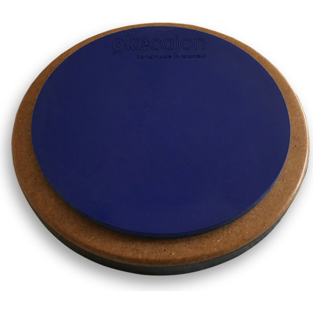 Okecajon ...practice Pad, 6 Inç, Somunlu Kauçuk Pad, Drum Pad, Davul Çalışma Pedi, Bateri, Ped - Mavi Müzik Aleti Aksesuarları Fiyatı
