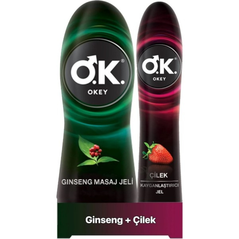 Okey Çilek Kayganlaştırıcı Jel 100 Ml Ginseng Masaj Jeli 200 Ml - 1 Oto Boyaları Fiyatı