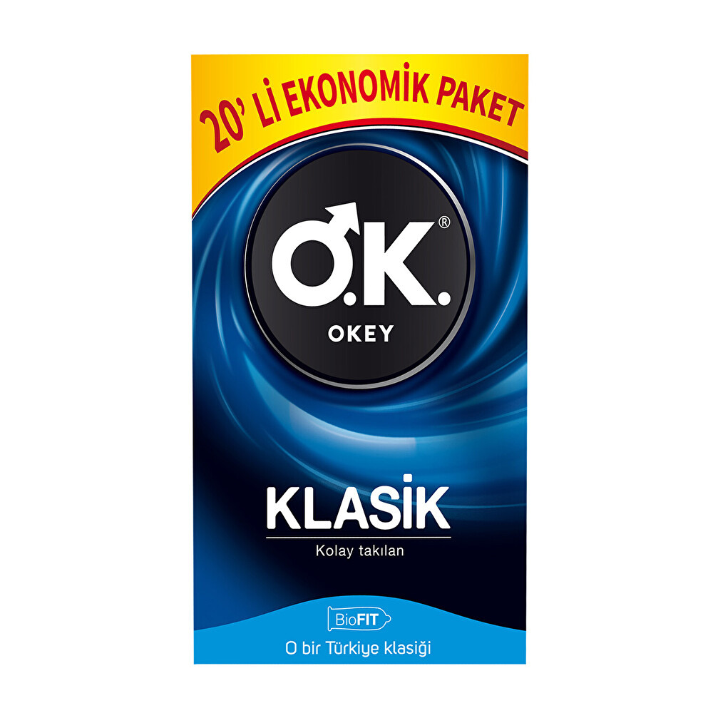 Okey Klasik Prezervatif 20'li Prezervatif / Kondom Fiyatı