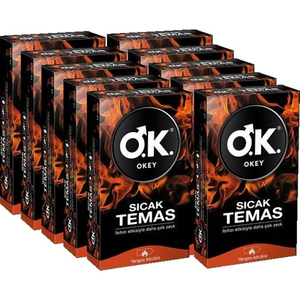 Okey Prezervatif Sıcak Temas 100'LÜ ( 10 x 10 ) Oto Boyaları Fiyatı