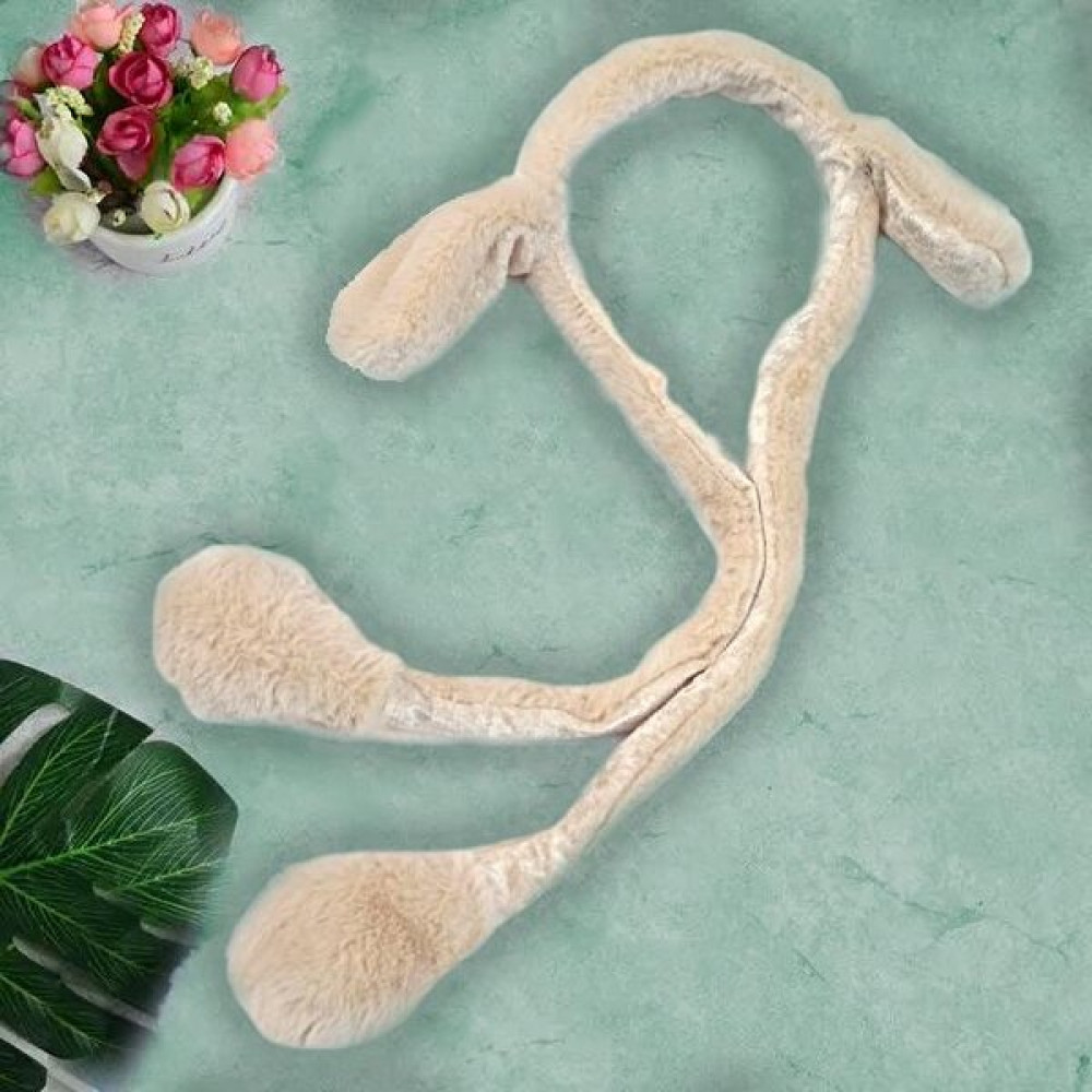 Okfis Işıklı Hareketli Kulaklı Peluş Tavşan Taç Krem Peluş Oyuncaklar Fiyatı