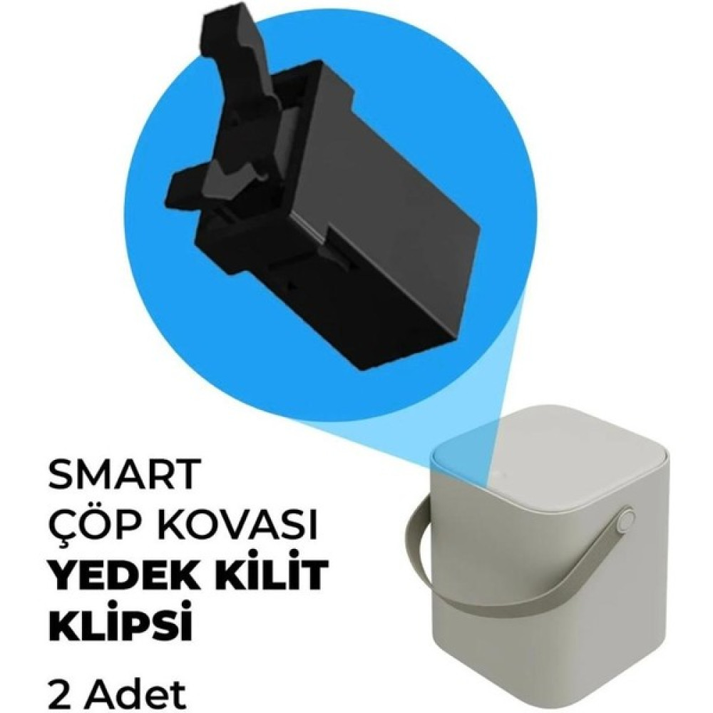 Okfis Smart Çöp Kovası Yedek Kilit Klipsi 2 Adet Eşya Saklama / Düzenleme Fiyatı