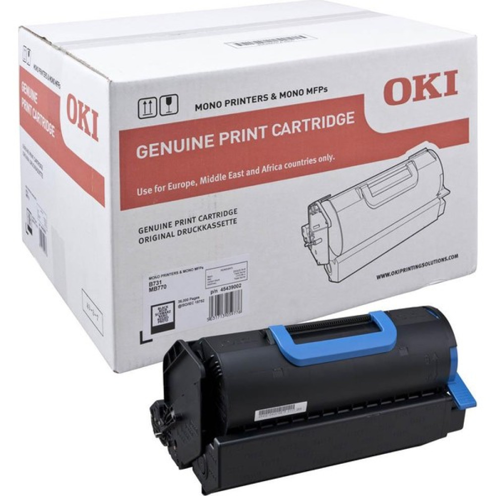 Oki B-731 Mb-770 36 K Siyah Toner (45439002) Tonerler Fiyatı