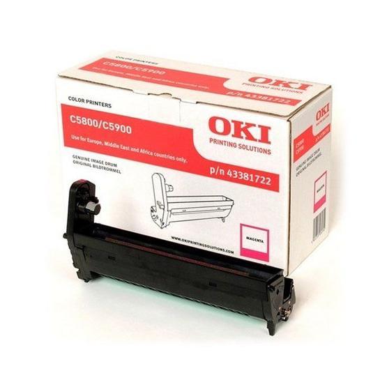 Oki C-5800-5900-5550 Kırmızı Drum