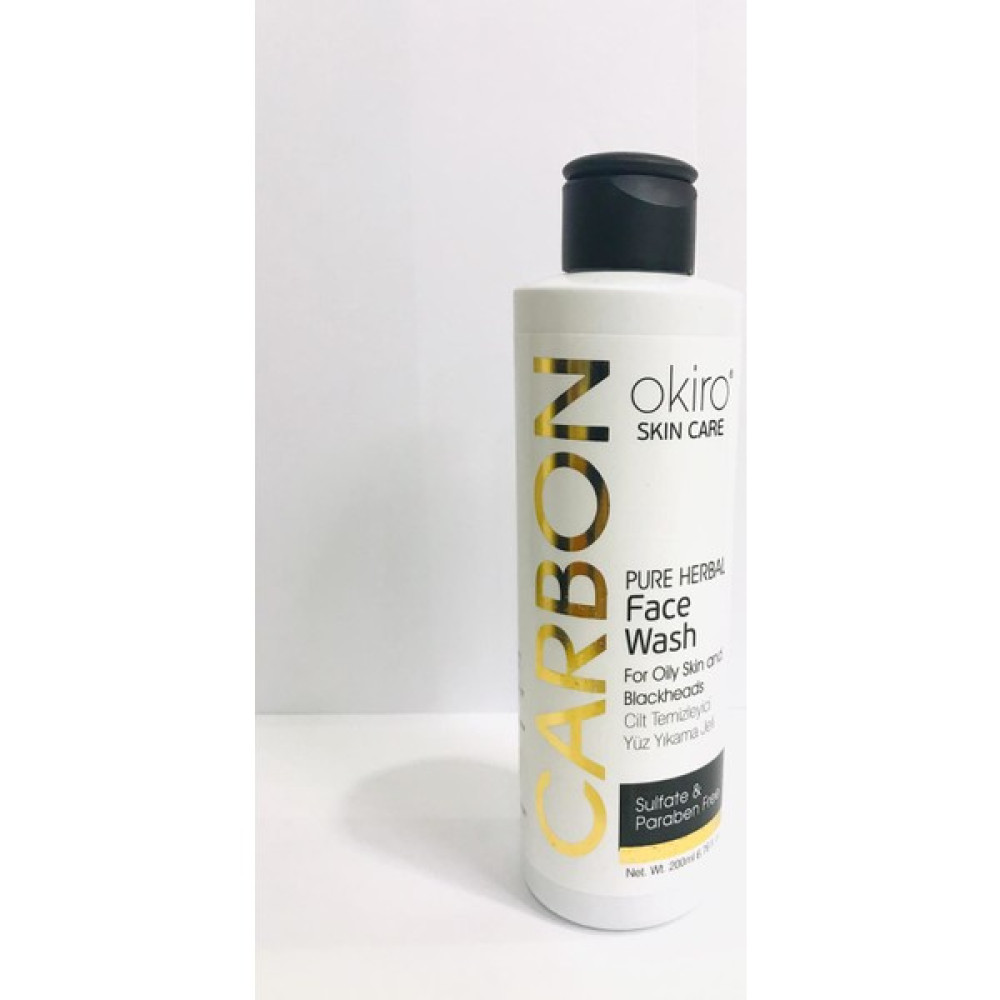 Okiro Carbon Yağlı Ciltler Için Cilt Temizleyici Yüz Yıkama Jeli For Oily Skin And Blackheads Face Wash 200 ml Cilt Temizleme ve Peeling Fiyatı