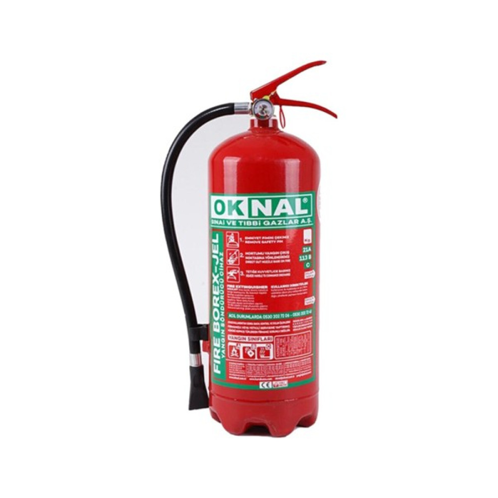 Oknal Yangın Söndürme Cihazı Fireborex Jel 6 kg Trafik Malzemeleri Fiyatı