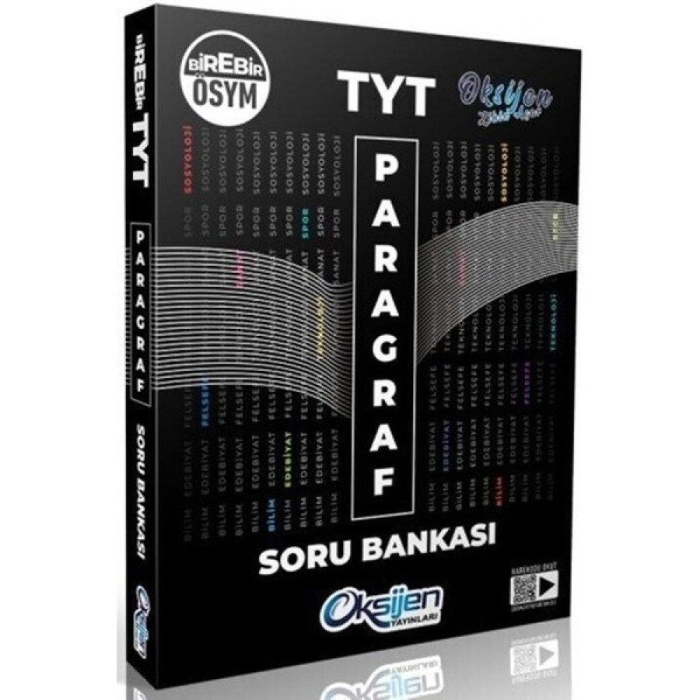 Oksijen Yayınları Oksijen 2022 TYT Paragraf Soru Bankası Video Çözümlü Oksijen Yayınları Temel Yeterlilik Testi (TYT) Fiyatı