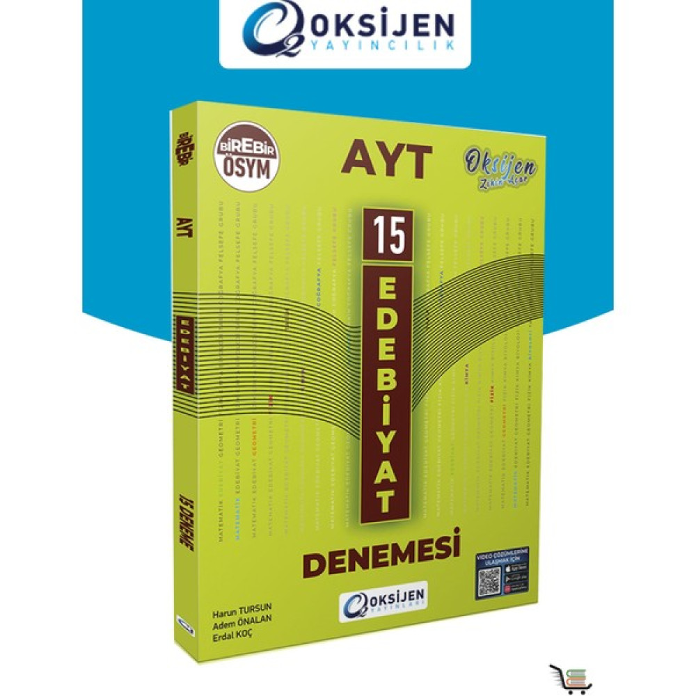 Oksijen Yayınları Oksijen Ayt Edebiyat 15 Li Branş Denemesi Temel Yeterlilik Testi (TYT) Fiyatı