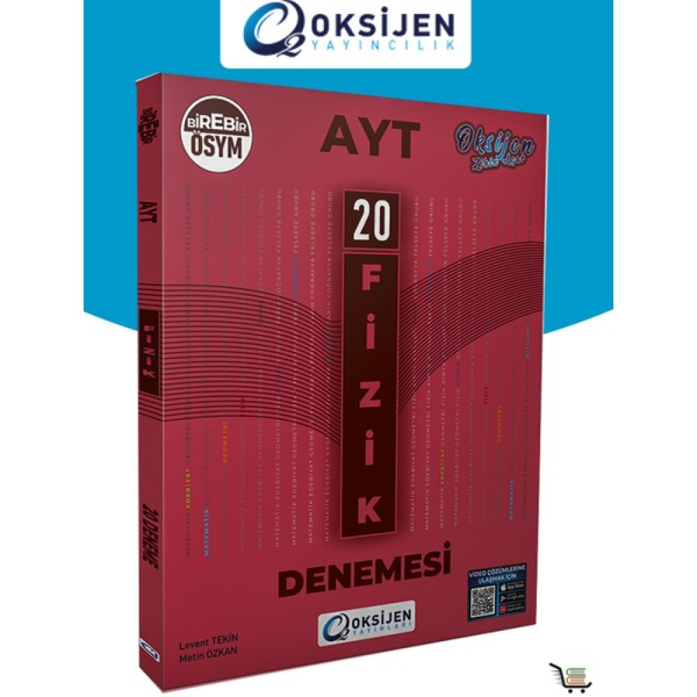 Oksijen Yayınları Oksijen Ayt Fizik 20 Li Branş Denemesi Temel Yeterlilik Testi (TYT) Fiyatı