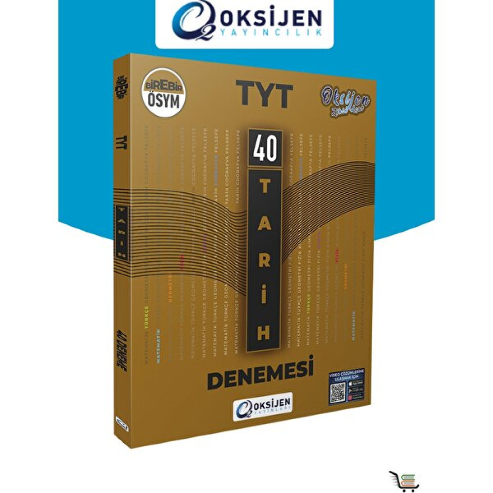 Oksijen Yayınları Oksijen Tyt Tarih 40 Lı Branş Denemesi Temel Yeterlilik Testi (TYT) Fiyatı