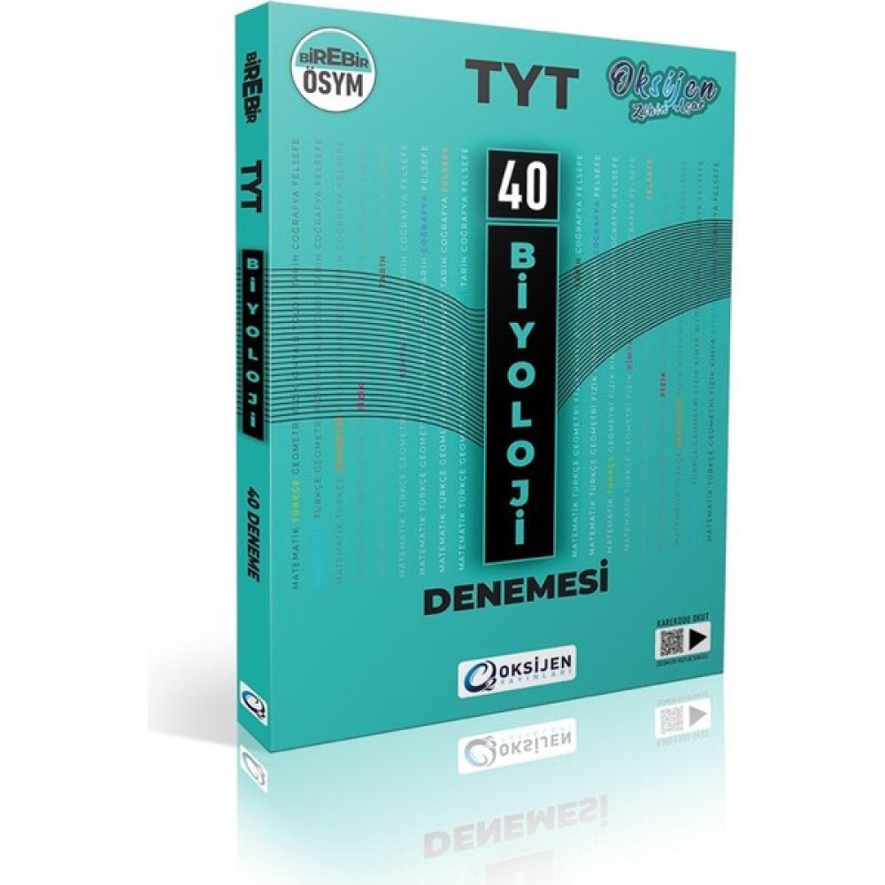 Oksijen Yayınları TYT Biyoloji Branş Denemesi Temel Yeterlilik Testi (TYT) Fiyatı