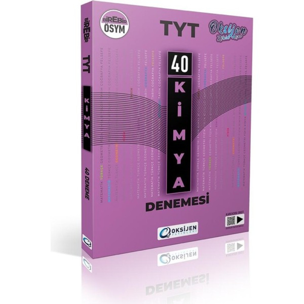 Oksijen Yayınları TYT Kimya Branş Denemesi Temel Yeterlilik Testi (TYT) Fiyatı