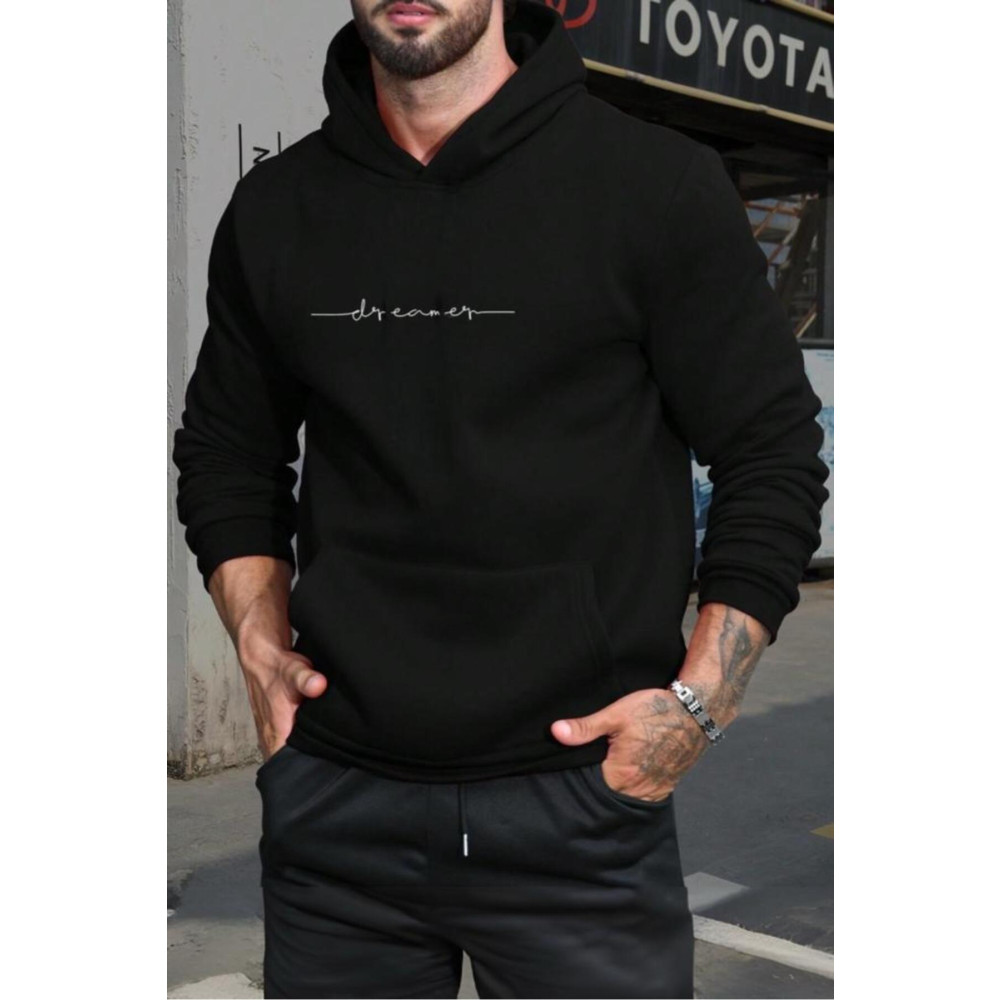 Oksit Dreamer Ön Yazı Baskılı Erkek Sweatshirt S Beden Bayan Sweatshirt Fiyatı
