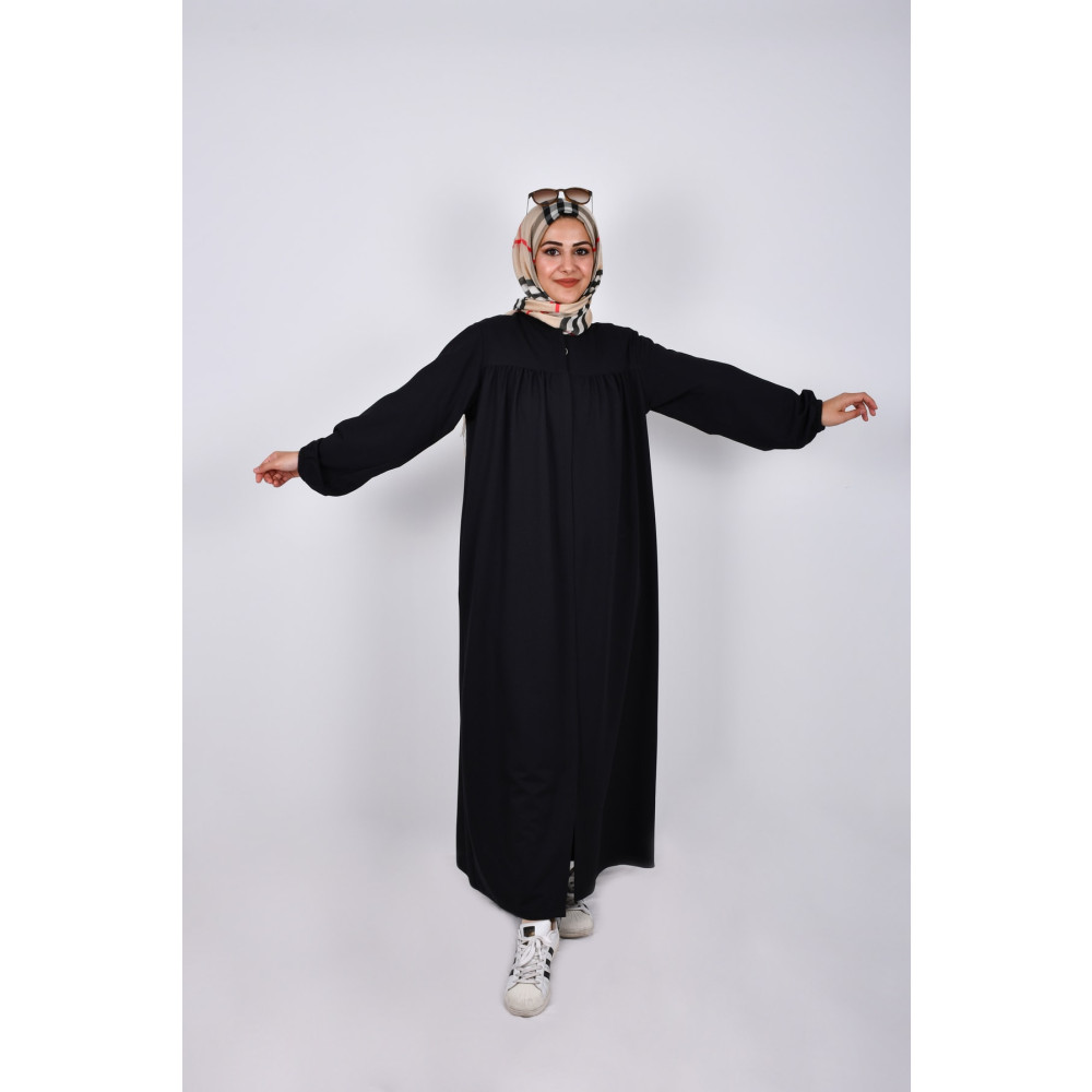 OKTAYUSTA COLLECTİON Robalı Mevlana Kesim Günlük Ferace 2 Beden Tesettür Giyim Fiyatı