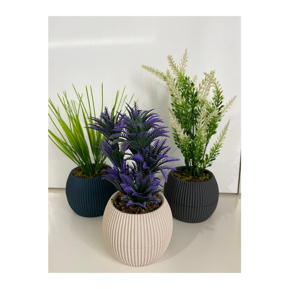OKTSTORE Mini 3lü Set Karma Mini Saksıda Gerçek Yosunlu Yapay Çiçek Aranjman Hediyelik Paket Saksı Ev & Dekorasyon Aksesuarları Fiyatı