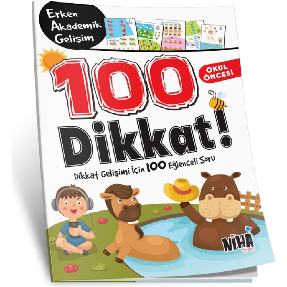 Okul Öncesi EAG 100 Dikkat Okul Öncesi Eğitici & Öğretici Kitaplar Fiyatı