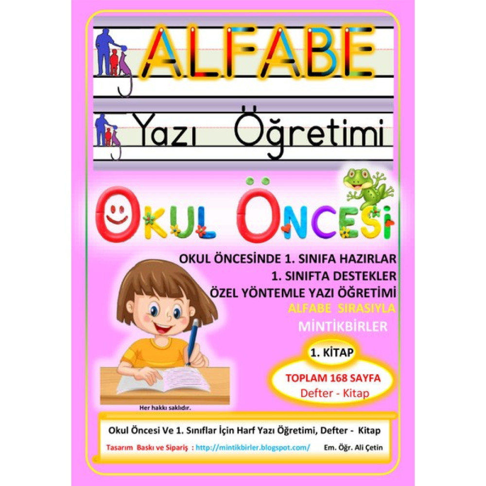 Okul Öncesi Okuma Yazma Öğretimi Defter Kitabı Eğitici Alfabe Ana Sınıfı 1. Sınıf Anasınıfı, Yazı Güzel Yazı Defteri Fiyatı