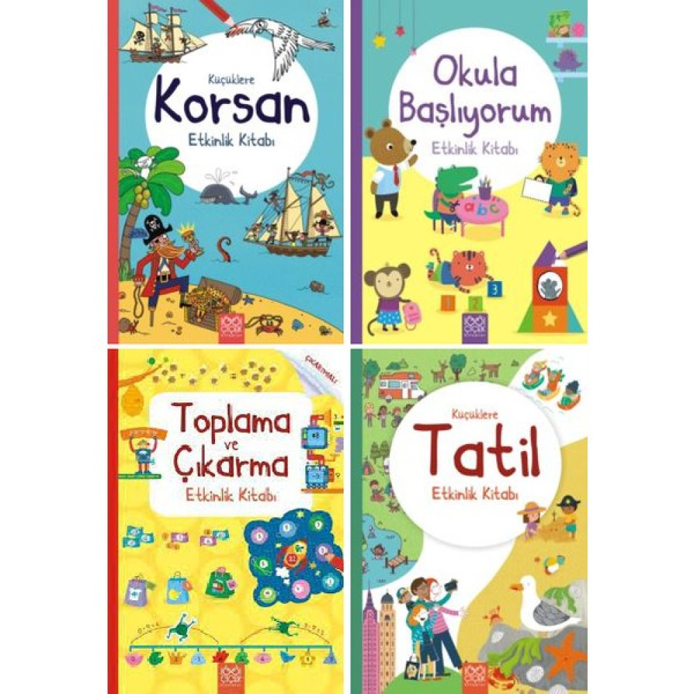 Okula Başlıyorum Etkinlik Kitabı - Toplama ve Çıkarma Etkinlik Kitabı - Tatil Etkinlik Kitabı - Korsan Etkinlik Kitabı Okul Öncesi Eğitici & Öğretici Kitaplar Fiyatı