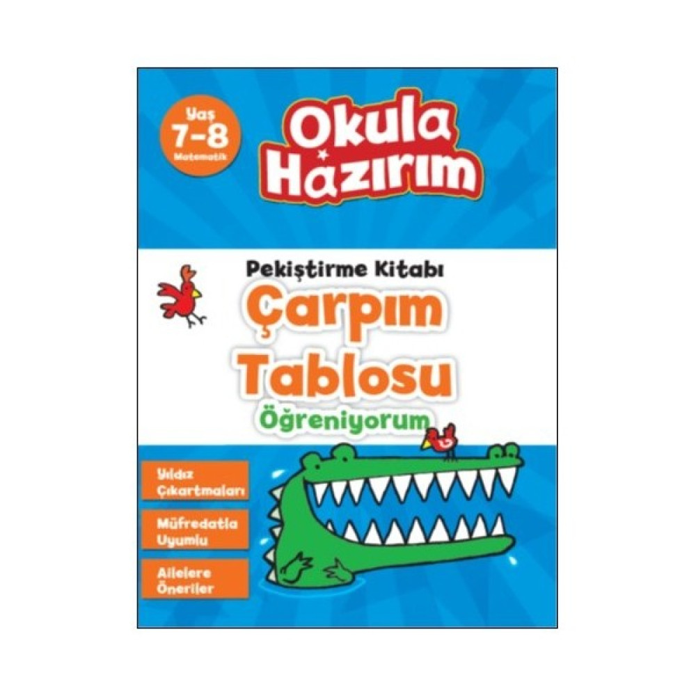 Okula Hazırım : Pekiştirme Kitabı Çarpım Tablosu Öğreniyorum - David Kirkby Okul Öncesi Eğitici & Öğretici Kitaplar Fiyatı
