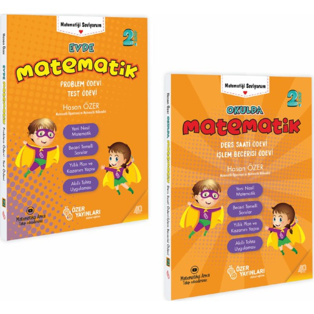 Okulda - Evde Ilkokul 2. Sınıf Matematik Seti Matematik Fiyatı