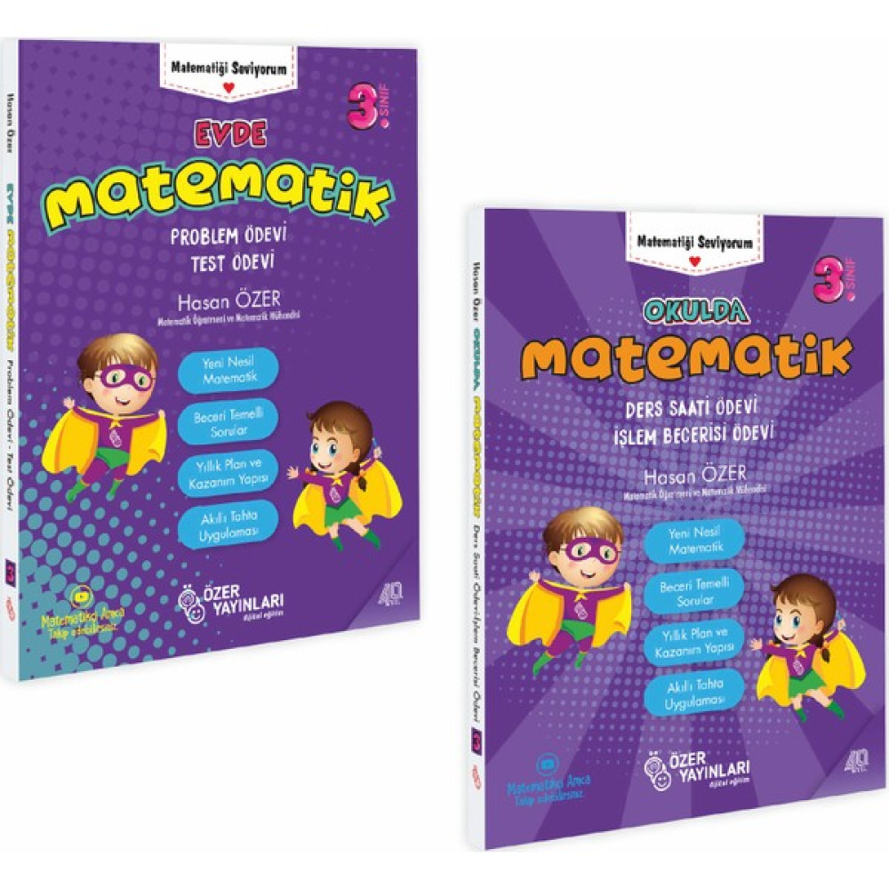 Okulda - Evde Ilkokul 3. Sınıf Matematik Seti Matematik Fiyatı