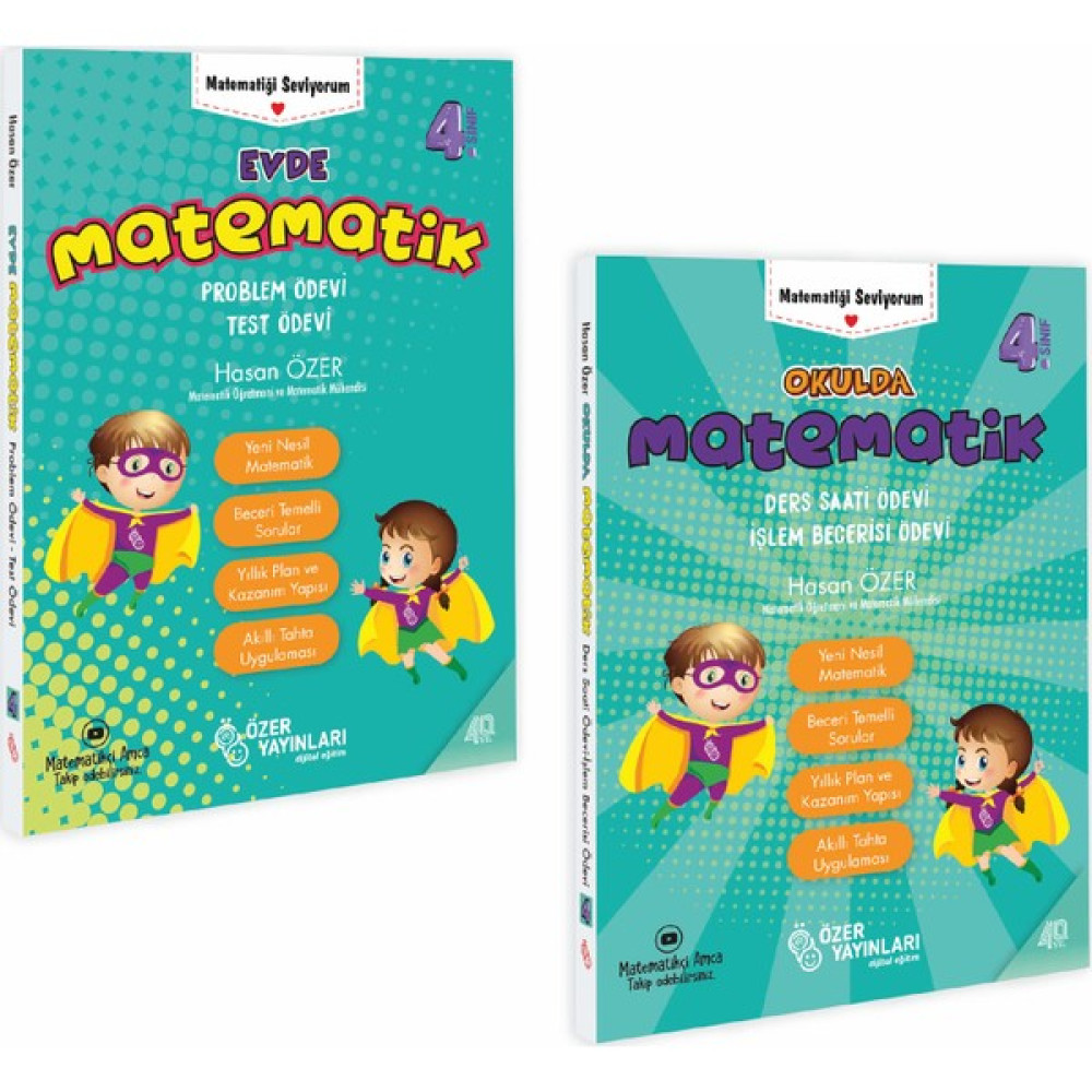 Okulda - Evde Ilkokul 4. Sınıf Matematik Seti Matematik Fiyatı