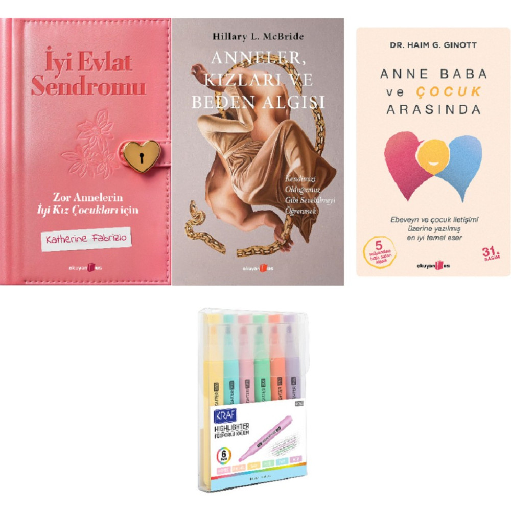 Okuyan Us Yayınevi Iyi Evlat Sendromu + Anneler, Kızları ve Beden Algısı + Anne Baba ve Çocuk 3 Kitap Kalem Hd Set Aşk Roman ve Öyküleri Fiyatı