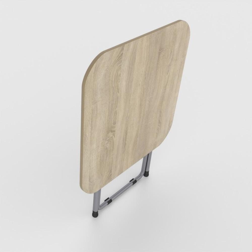 Okuyanlar 80X80 Soil Katlanır Katlanabilir Yemek Çalışma Bahçe Balkon Masası (Sonomo) - Ahşap Desenli Yemek & Mutfak Masası Fiyatı