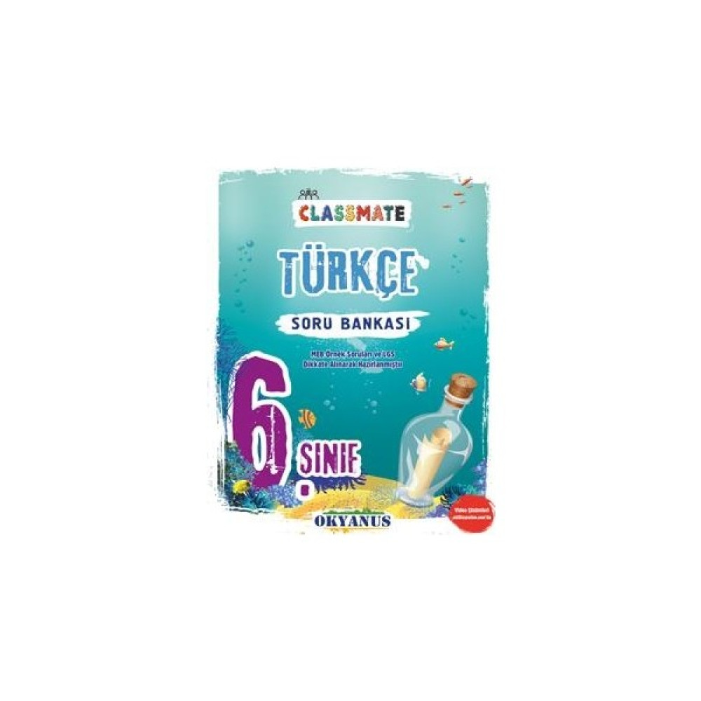 Okyanus 6. Sınıf Classmate Türkçe Soru Bankası Türkçe Fiyatı