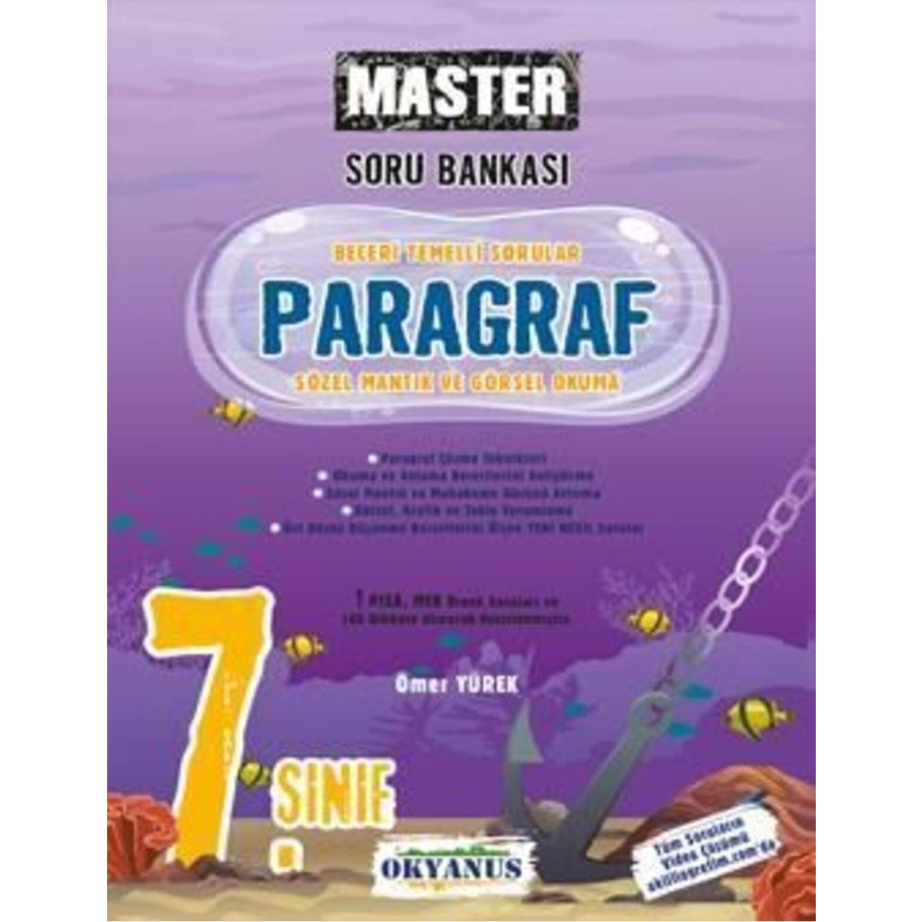 Okyanus 7.sınıf Paragraf Soru Bankası Türkçe Fiyatı