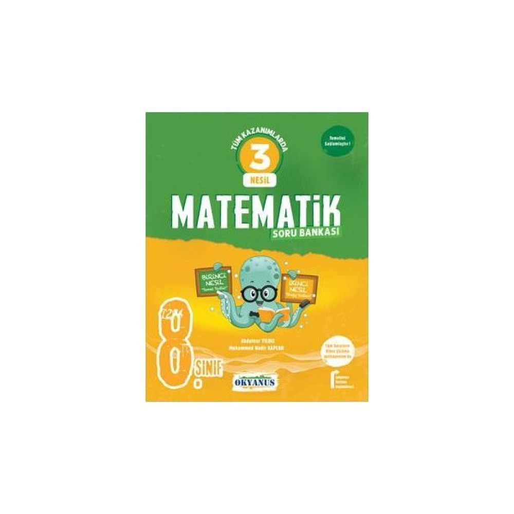 Okyanus 8. Sınıf 3 Nesil Matematik Soru Bankası Matematik Fiyatı