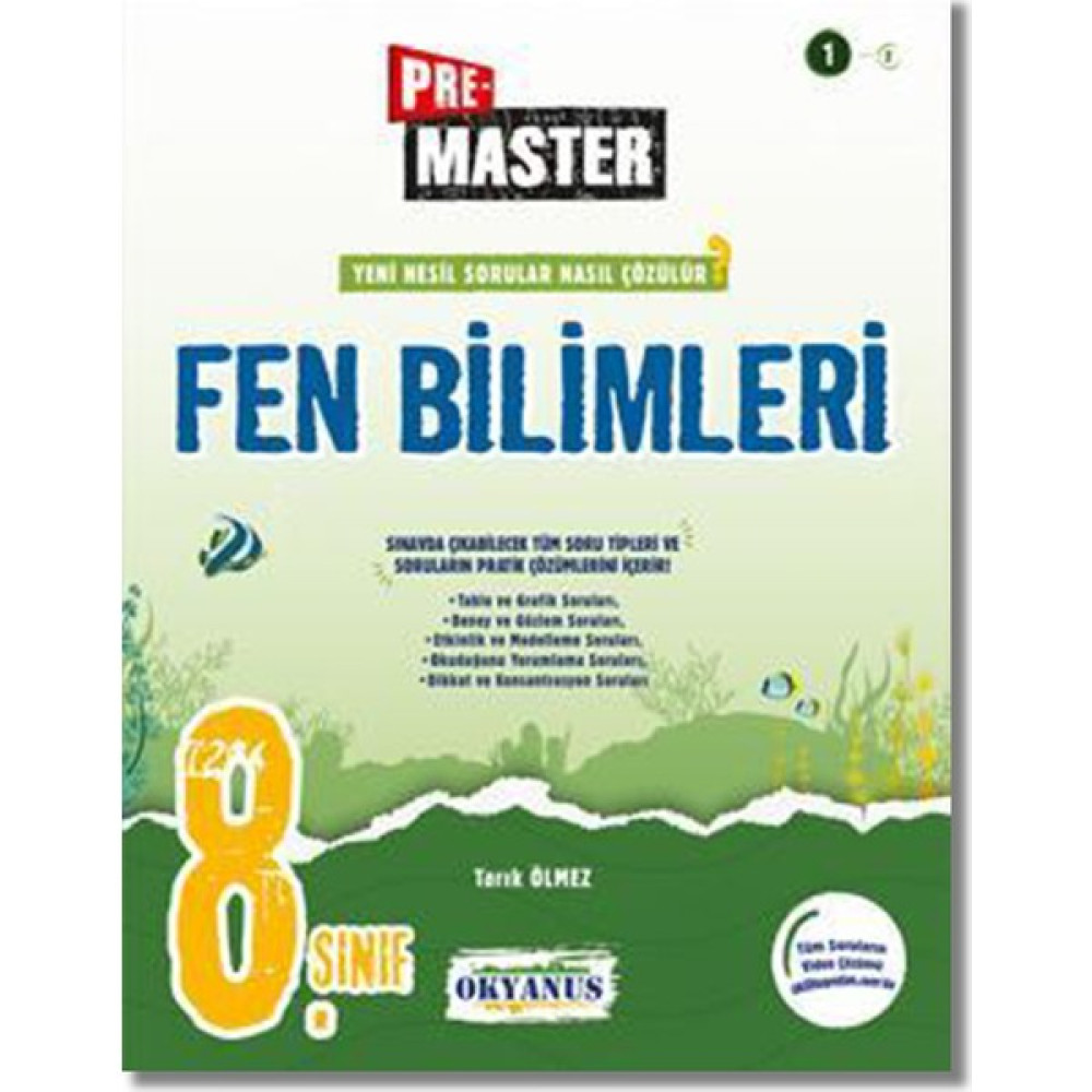 Okyanus 8. Sınıf Pre Master Fen Bilimleri Soru Bankası Fen - Bilişim ve Teknoloji Fiyatı