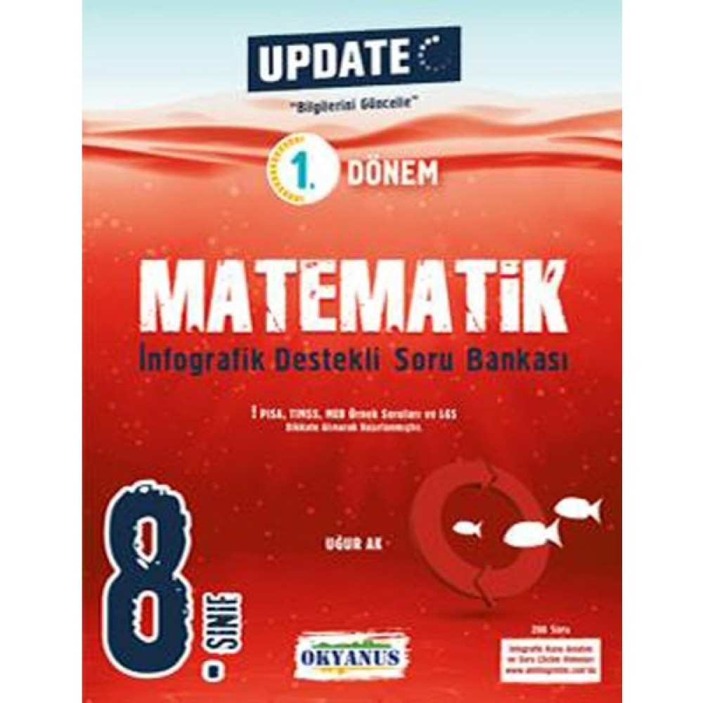 Okyanus 8. Sınıf Update 1. Dönem İnfografik Destekli Matematik Soru Bankası Kaynak Kitapları Fiyatı