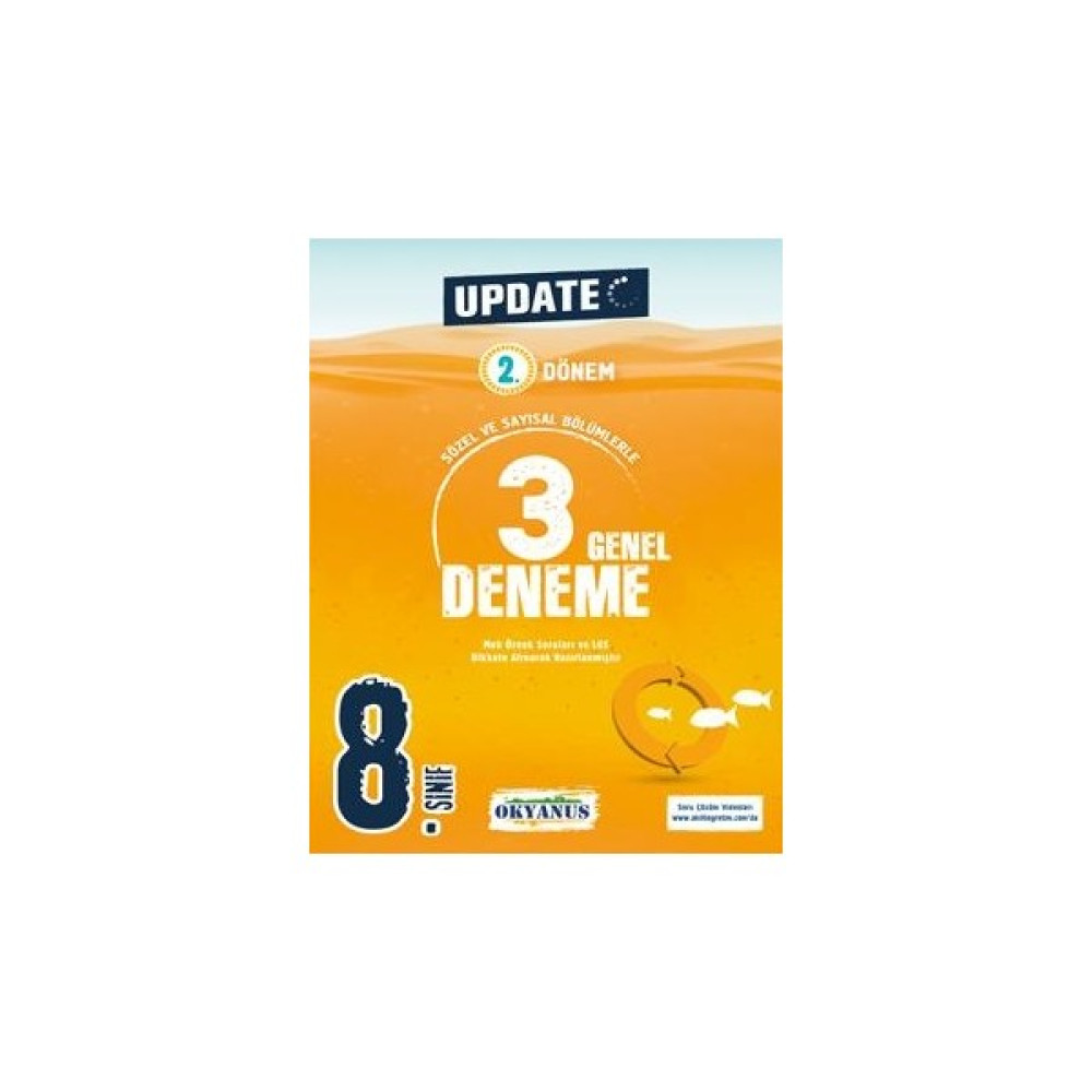 Okyanus 8. Sınıf Update 2. Dönem 3 Genel Deneme Coğrafya Fiyatı