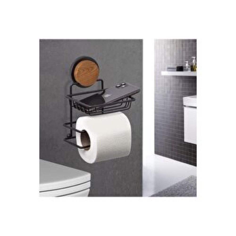 Okyanus Home Ahşap Desenli Magic Fix Sihirli Yapışkan Siyah Yedekli Wc Kağıtlık Mgs-714w Tuvalet Kağıtlığı Fiyatı