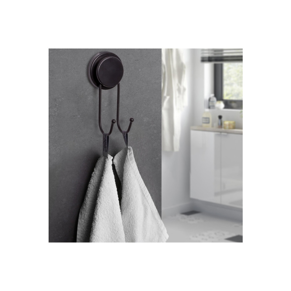 Okyanus Home Magic Fix Sihirli Yapışkan Siyah Ikili Askı Banyo Askılık Fiyatı