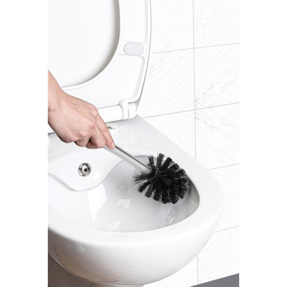 Okyanus Home Metal Saplı Fırça - Siyah Klozet Fırçası Fiyatı