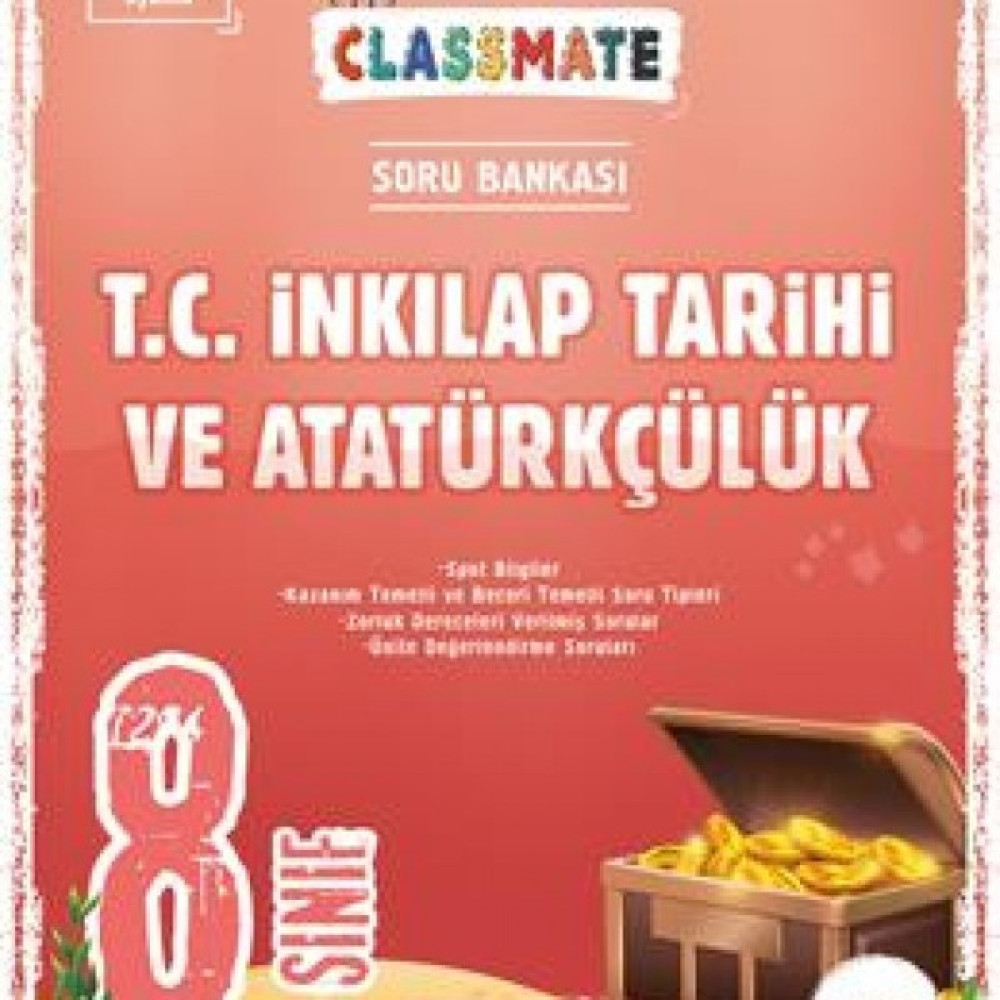 Okyanus Yayıncılık 8. Sınıf Classmate T. C. İnkılap Tarihi Ve Atatürkçülük Soru Bankası Fen - Bilişim ve Teknoloji Fiyatı