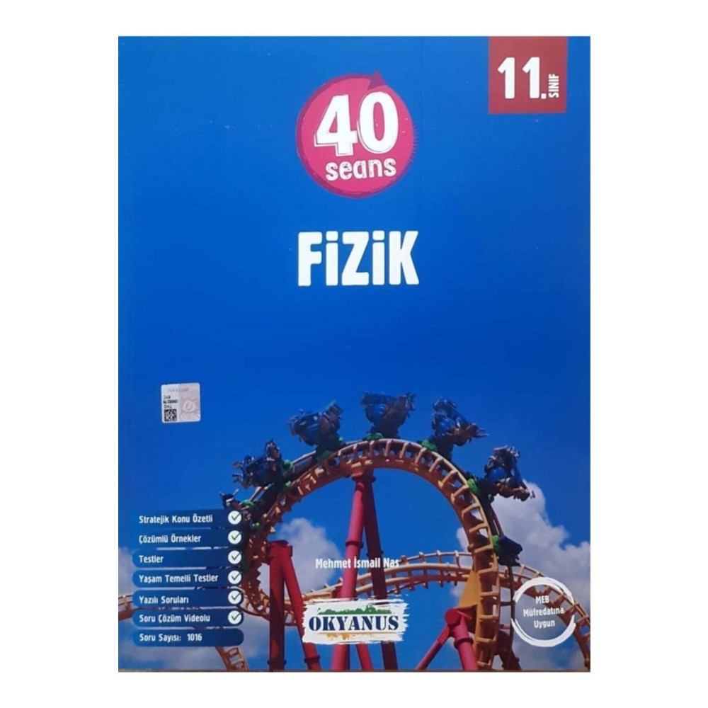 Okyanus Yayınları 11. Sınıf 40 Seans Fizik 2021-2022 Yardımcı Kitaplar Fiyatı