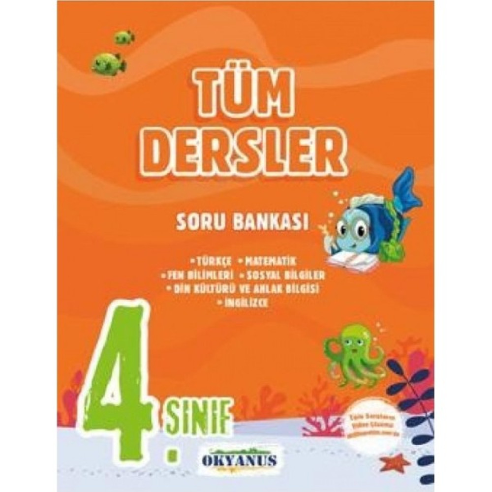 Okyanus Yayınları 4. Sınıf Tüm Dersler Soru Bankası Tüm Dersler Fiyatı